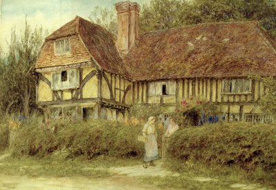 Ein Kentisches Cottage von Helen Allingham